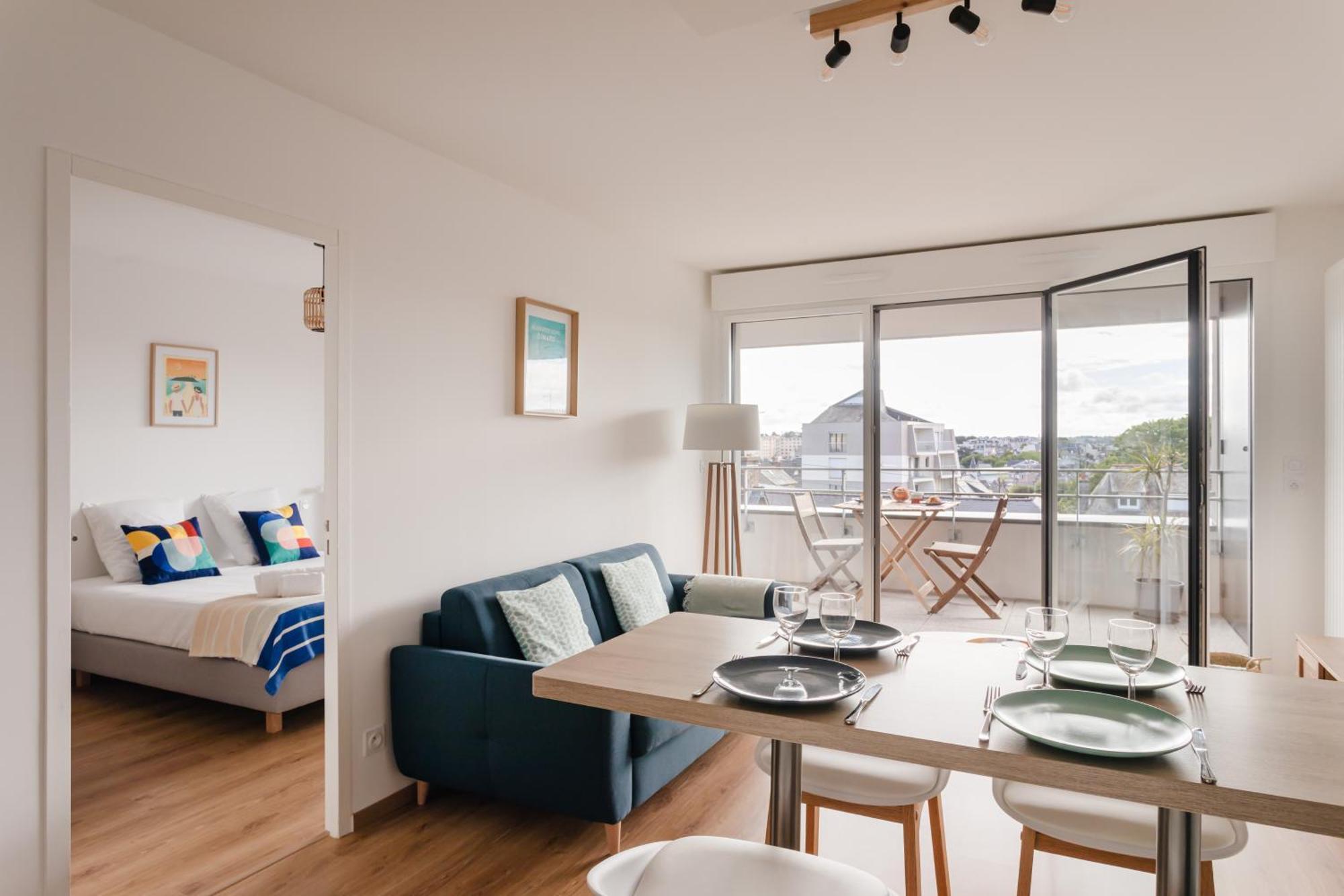 Men Du - Appt 4P A 800 Metres De La Plage Ντινάρ Εξωτερικό φωτογραφία